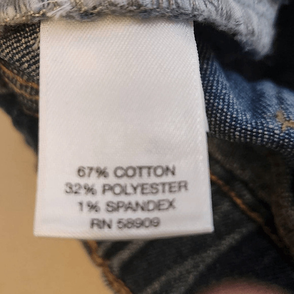 Chelsea & Violet Medium Wash Spring Blue Denim Cuffed Shorts XS NWT (4202) - Picture 5 of 6